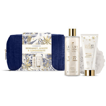 The Luxury Bathing Company - Dárková sada péče o tělo v kometické tašce ( Bergamot, Zázvor & Lemongrass )  The Luxury Bathing Company - Nutra Best Bulgaria