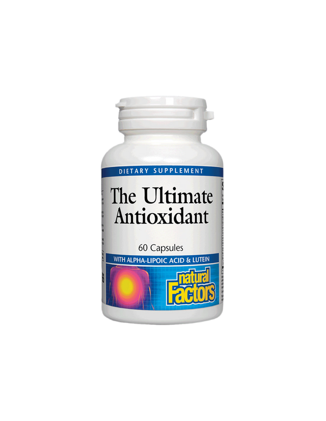The Ultimate Antioxidant with Alpa-Lipoic Acid and Lutein / Ултимат антиоксидант с алфа-липоева киселина и лутеин, 60 капсули  Natural Factors - Nutra Best Bulgaria