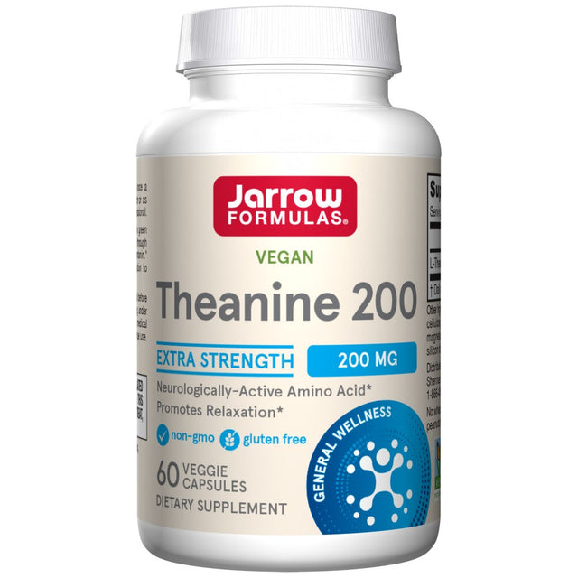 Theanine 200 mg - 60 капсули  Jarrow Formulas - Nutra Best Bulgaria