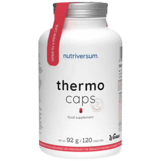 Thermo Caps | Thermogenic Fat Burner for Women - 120 капсули  Nutriversum - Nutra Best Bulgaria