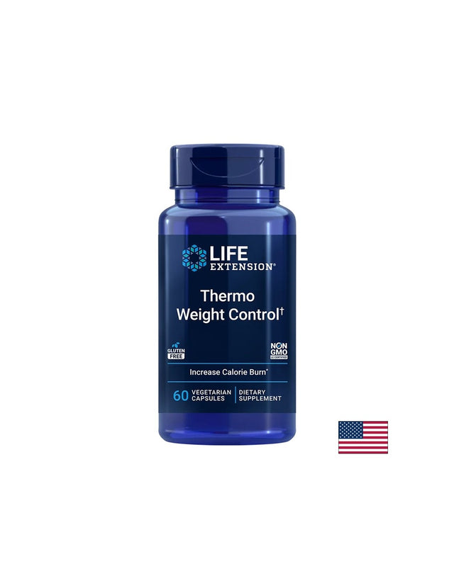 Горене на мазнини - Thermo Weight Control, 60 V капсули  Life Extension - Nutra Best Bulgaria