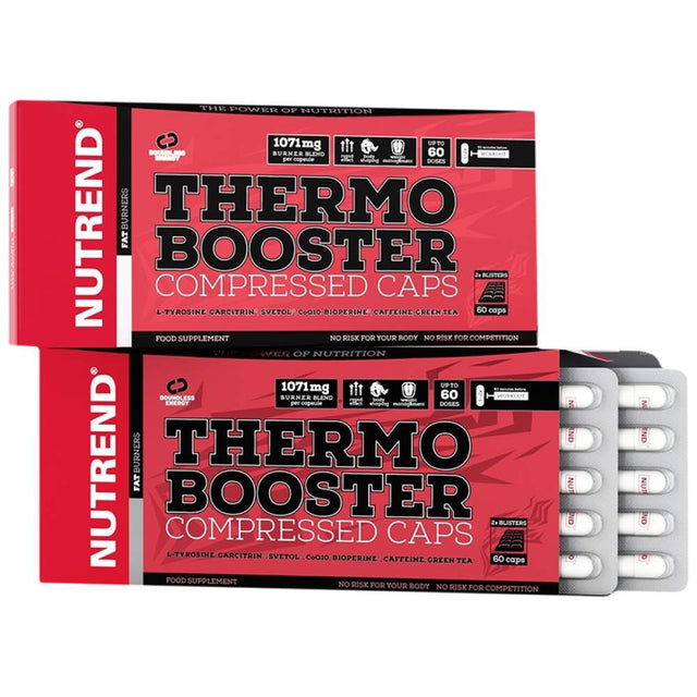 Thermobooster Compressed Caps 60 капсули  Nutrend - Nutra Best Bulgaria