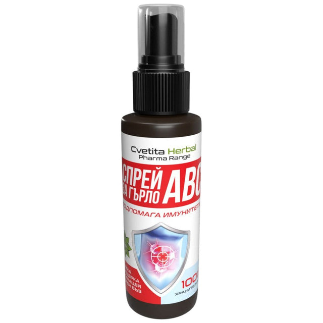 Throat Spray ABC 30 мл  Cvetita Herbal - Nutra Best Bulgaria