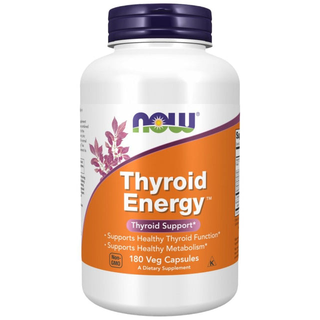 Thyroid Energy - 180 капсули  NOW Foods - Nutra Best Bulgaria