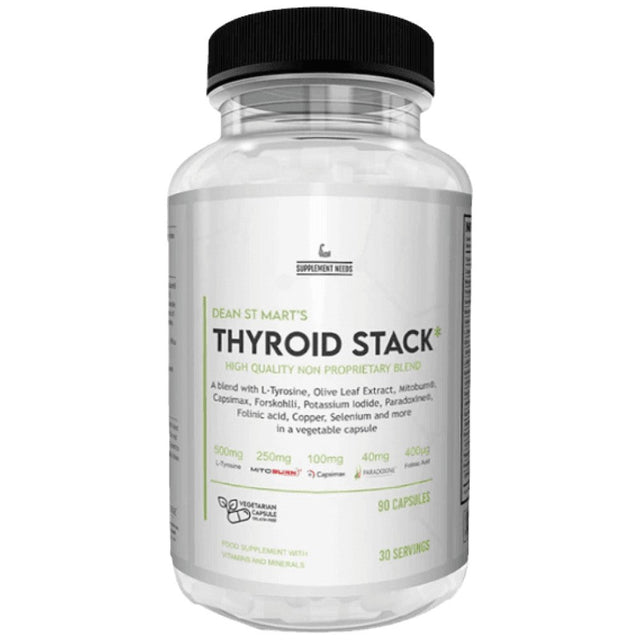 Thyroid Stack | with Guggul and Olive Leaf 90 капсули  Supplement Needs - Nutra Best Bulgaria