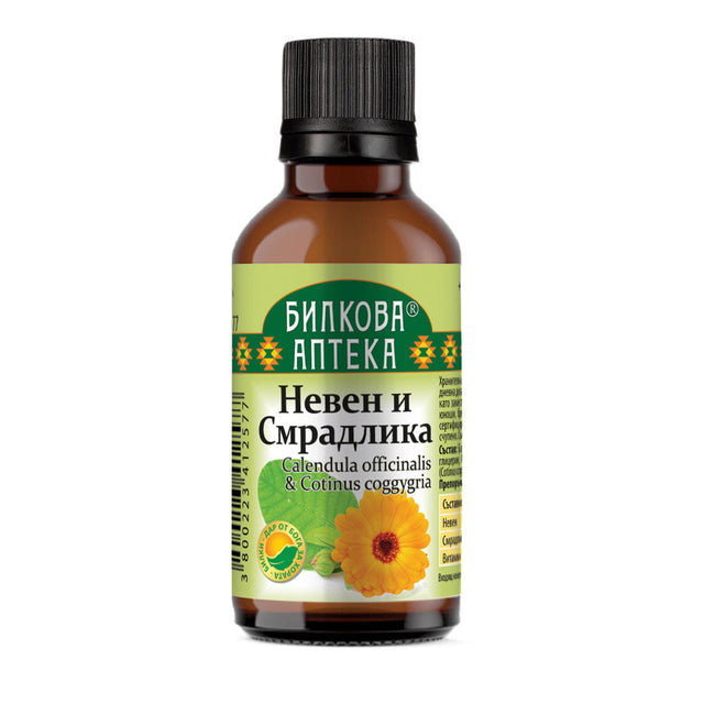 Tincture Calendula & Sumac - 50 мл  Bioherba - Nutra Best Bulgaria