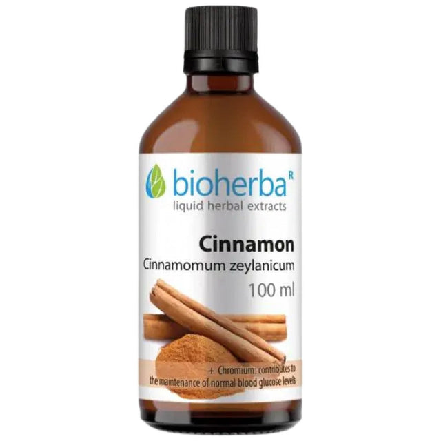 Tincture Cinnamon - 100 мл  Bioherba - Nutra Best Bulgaria