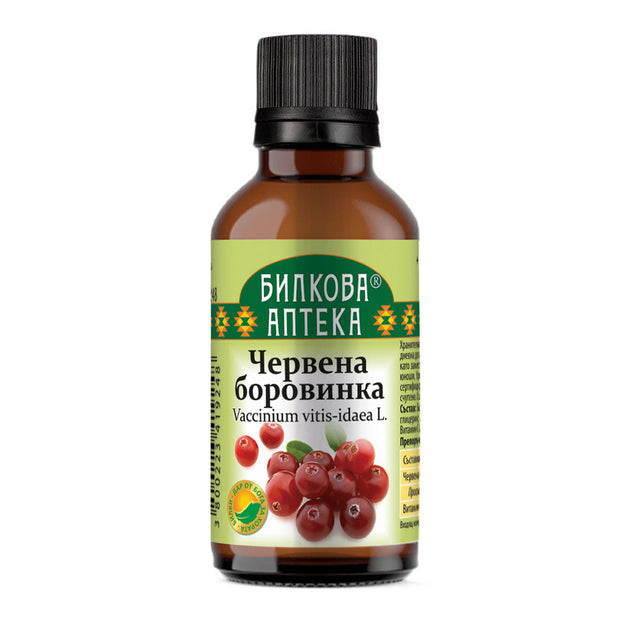 Tincture Cranberry - 50 мл  Bioherba - Nutra Best Bulgaria