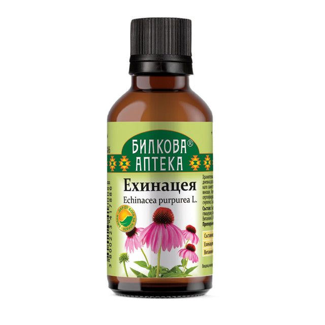 Tincture Echinacea - 50 мл  Bioherba - Nutra Best Bulgaria
