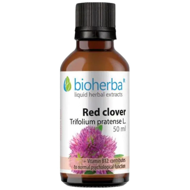 Tincture Red Clover - 50 мл  Bioherba - Nutra Best Bulgaria