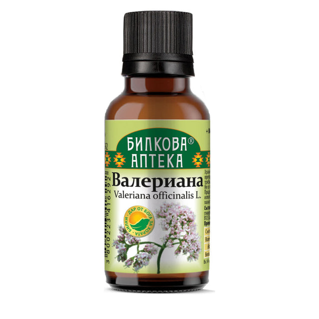 Tincture Valeriana Officinalis - 20 мл  Bioherba - Nutra Best Bulgaria