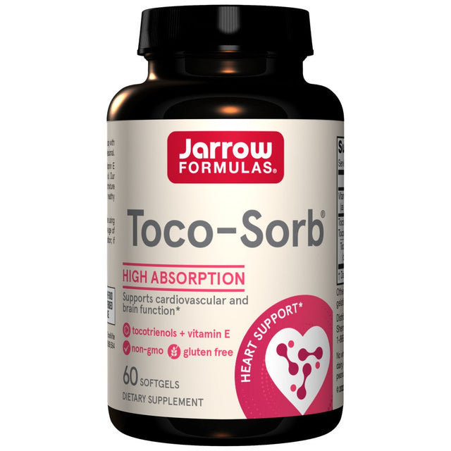 Toco-Sorb - 60 Гел капсули  Jarrow Formulas - Nutra Best Bulgaria