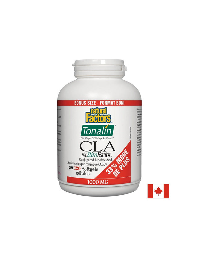 Tonalin CLA 1000 mg - 120 Гел капсули  Natural Factors - Nutra Best Bulgaria