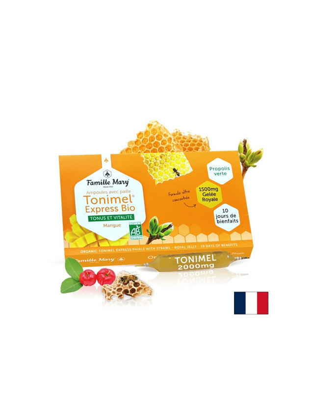 Тонус и Енергия - Tonimel Express Bio, 10 ампули за пиене  Famille Mary - Nutra Best Bulgaria