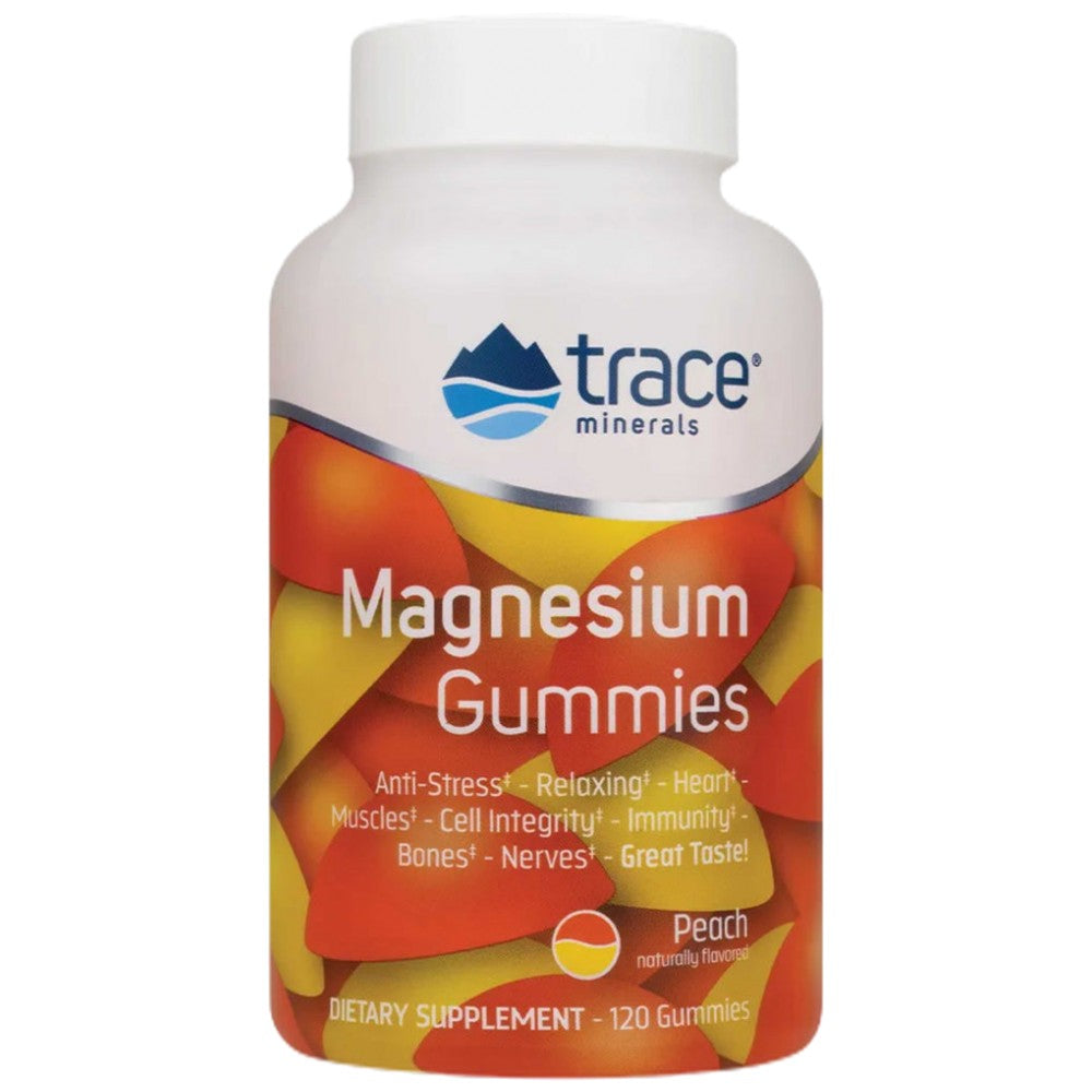 Magnesium Gummies 84 mg - 120 желирани бонбони  Trace Minerals - Nutra Best Bulgaria