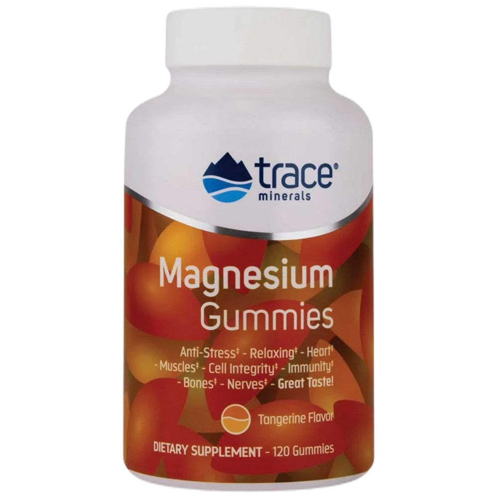 Magnesium Gummies 84 mg - 120 желирани бонбони  Trace Minerals - Nutra Best Bulgaria