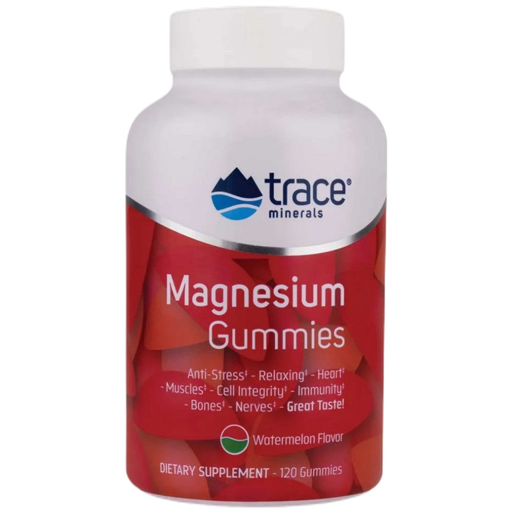 Magnesium Gummies 84 mg - 120 желирани бонбони  Trace Minerals - Nutra Best Bulgaria