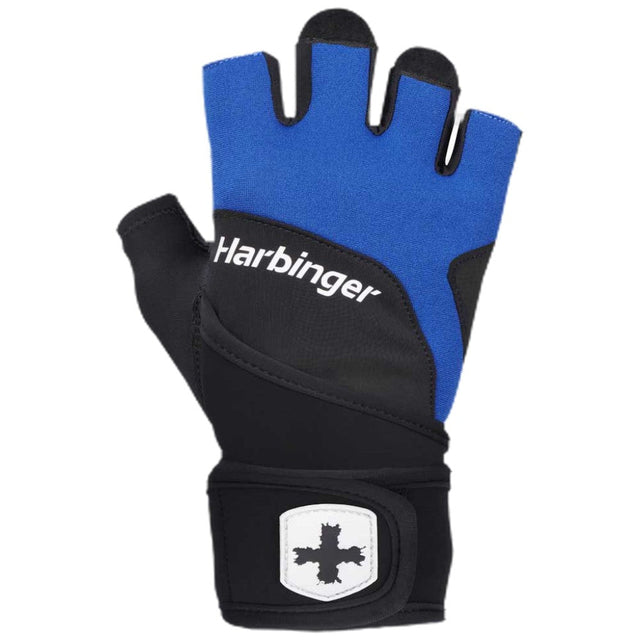 Мъжки Ръкавици Training Grip 2.0 / с накитници - Blue  Harbinger - Nutra Best Bulgaria