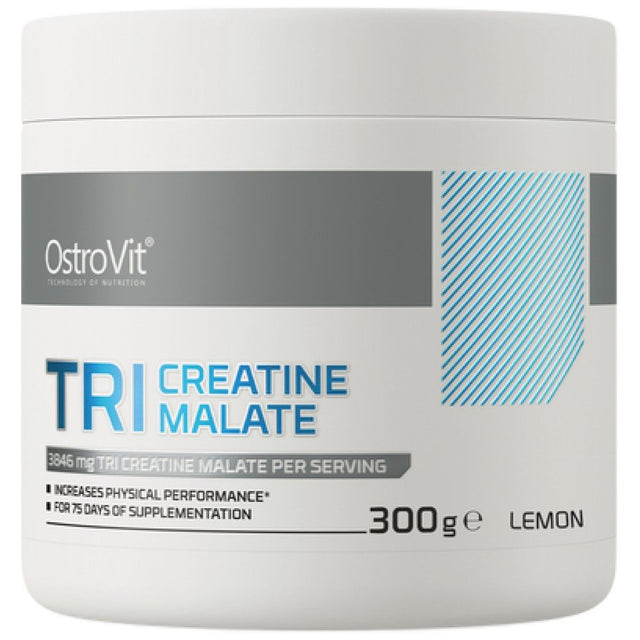 Tri Creatine Malate Powder - 300 грама  OstroVit - Nutra Best Bulgaria