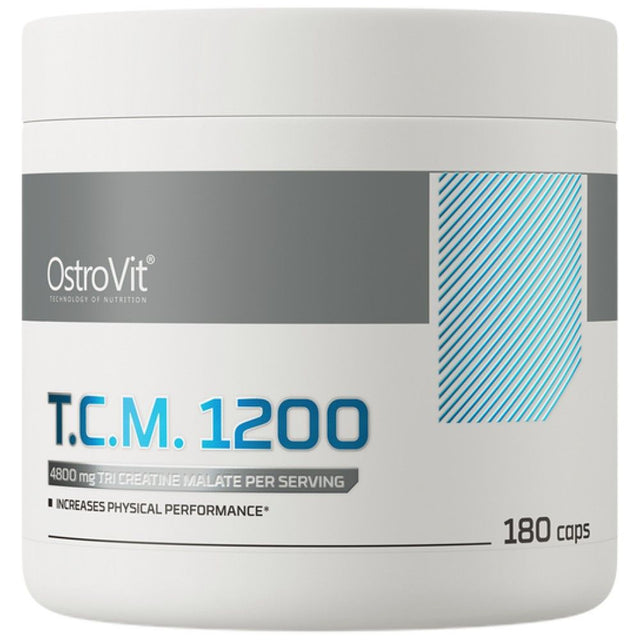 Tri Creatine Malate / TCM 1200 mg - 180 капсули - Nutra Best