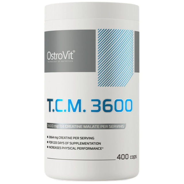 Tri Creatine Malate / TCM 1200 mg - 400 капсули  OstroVit - Nutra Best Bulgaria