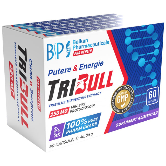 TriBul 250 mg | Tribulus Terrestris Extract - 60 капсули  Balkan Pharmaceuticals - Nutra Best Bulgaria