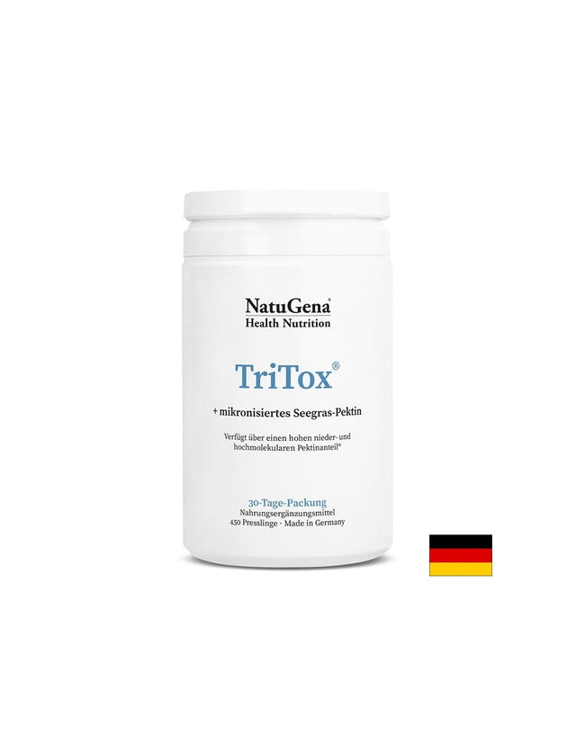 В подкрепа на имунитета и нормалното телесно тегло - TriTox®  (комплекс от Хлорела и пектин от морски водорасли), 450 таблетки  NatuGena - Nutra Best Bulgaria