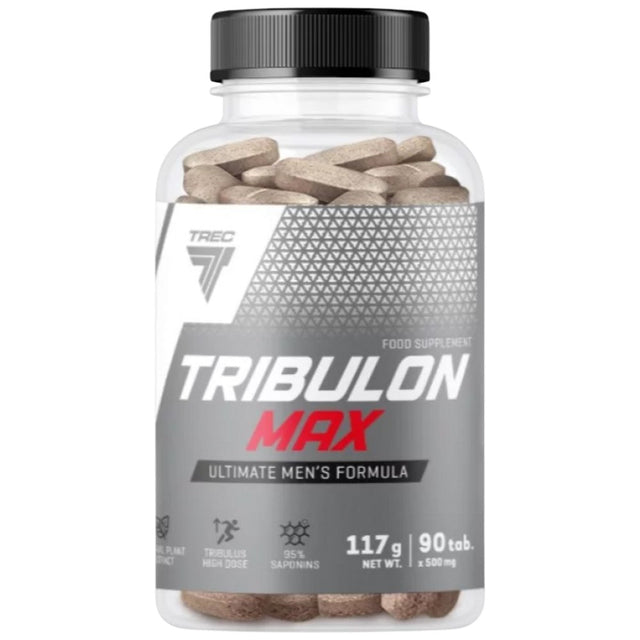 Tribulon Max - Tribulus Terrestris 95% - 90 Таблетки  Trec Nutrition - Nutra Best Bulgaria