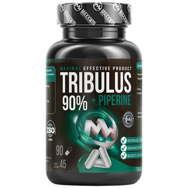 Tribulus 90% + Piperine - 90 капсули  MAXXWIN - Nutra Best Bulgaria
