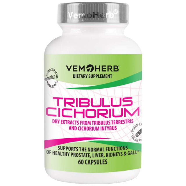 Tribulus Cichorium - 60 капсули  VemoHerb - Nutra Best Bulgaria