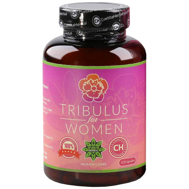 Tribulus For Women - 120 капсули  Cvetita Herbal - Nutra Best Bulgaria