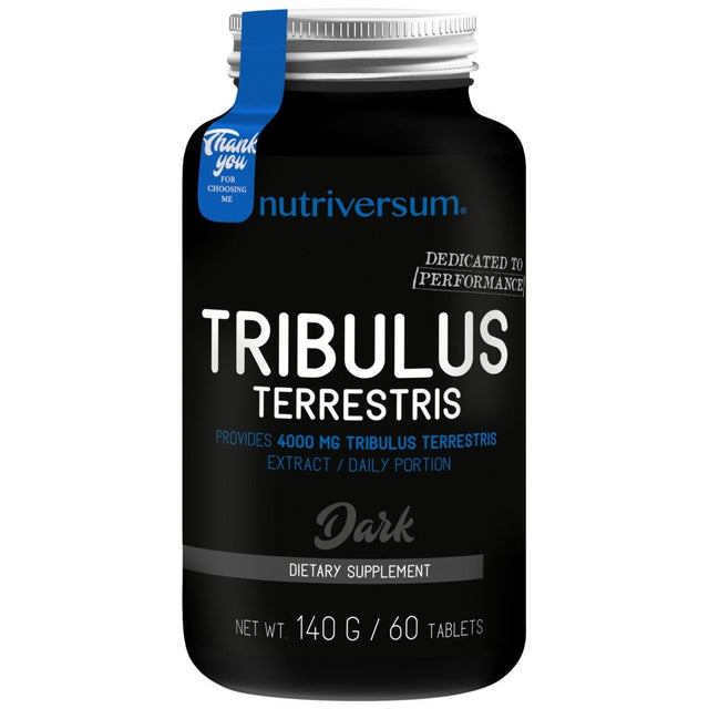 Tribulus Terrestris 2000 mg - 60 Таблетки  Nutriversum - Nutra Best Bulgaria