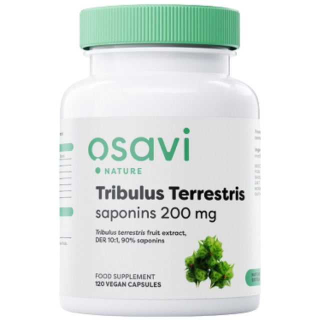 Tribulus Terrestris 90% | 200 mg Saponins - 120 капсули  Osavi - Nutra Best Bulgaria