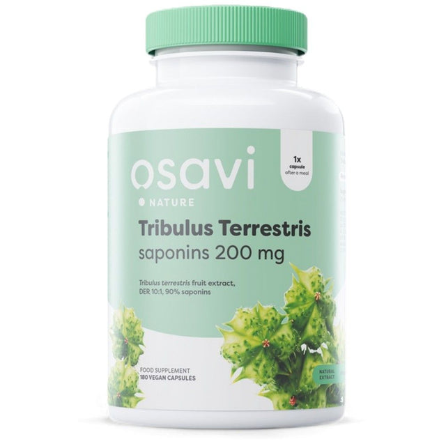 Tribulus Terrestris 90% | 200 mg Saponins - 180 капсули  Osavi - Nutra Best Bulgaria