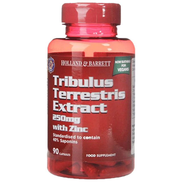Tribulus Terrestris Extract 250 mg ( Equivalent of 1750 mg ) / + Zinc 90 капсули  Holland & Barrett - Nutra Best Bulgaria
