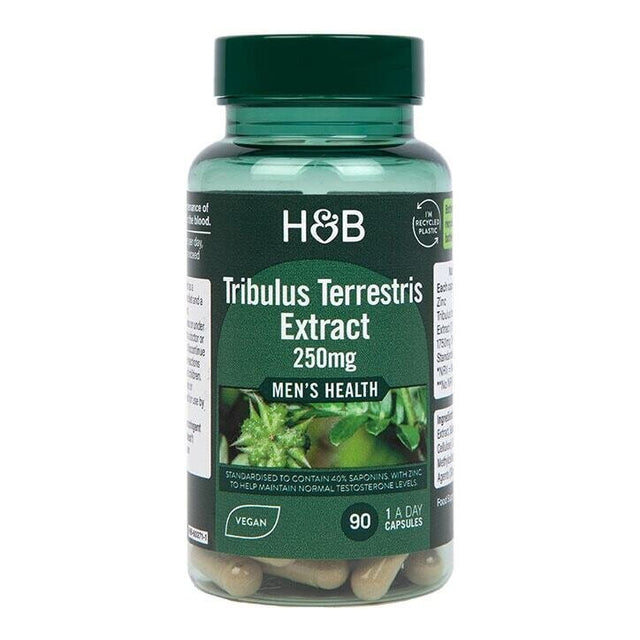 Бабини зъби (Tribulus Terrestris Extract) 250mg 90 капсули, H&B  Holland & Barrett - Nutra Best Bulgaria
