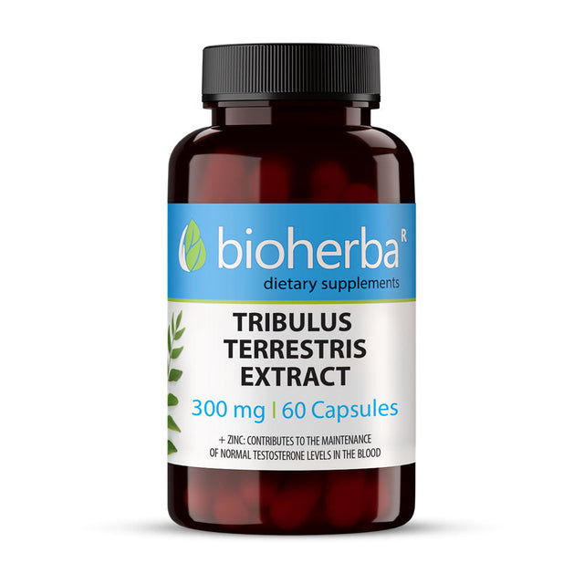 Tribulus Terrestris Extract 300 mg - 60 капсули  Bioherba - Nutra Best Bulgaria
