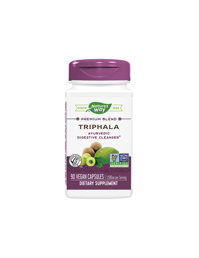 Triphala 500 mg - 90 капсули  Nature’s Way - Nutra Best Bulgaria