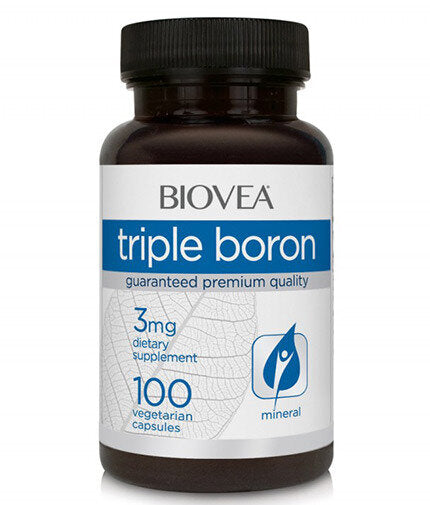 Triple Boron 3 mg / 100 Caps  Biovea - Nutra Best Bulgaria