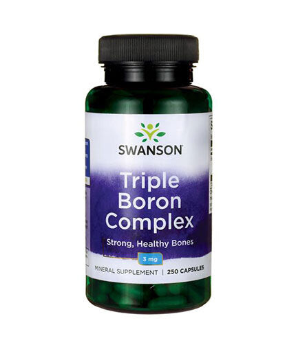 Triple Boron Complex 3 mg - 250 капсули  Swanson - Nutra Best Bulgaria