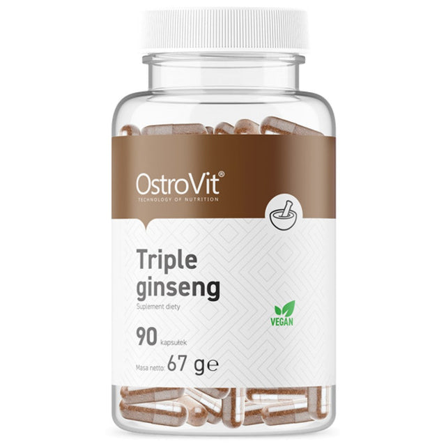 Triple Ginseng Complex 90 капсули  OstroVit - Nutra Best Bulgaria