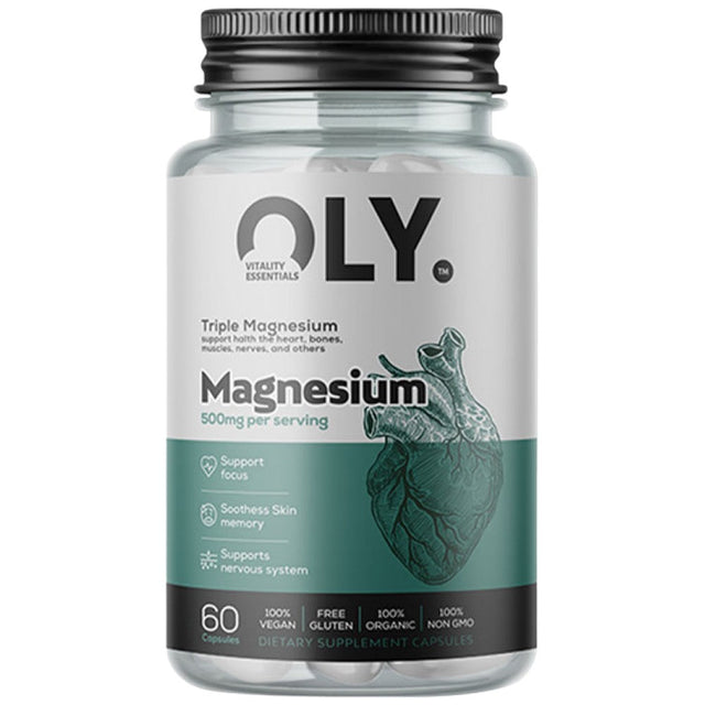 Triple Magnesium 500 mg - 60 капсули  Oly. - Nutra Best Bulgaria