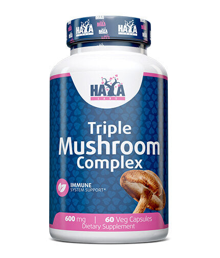 Triple Mushroom Complex / 60 Vcaps  Haya Labs - Nutra Best Bulgaria