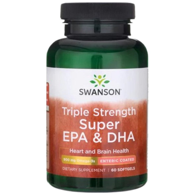 Triple Strength Super EPA and DHA 900 mg 60 Гел капсули  Swanson - Nutra Best Bulgaria