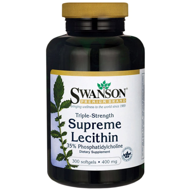 Triple Strength Supreme Lecithin 300 Гел капсули  Swanson - Nutra Best Bulgaria