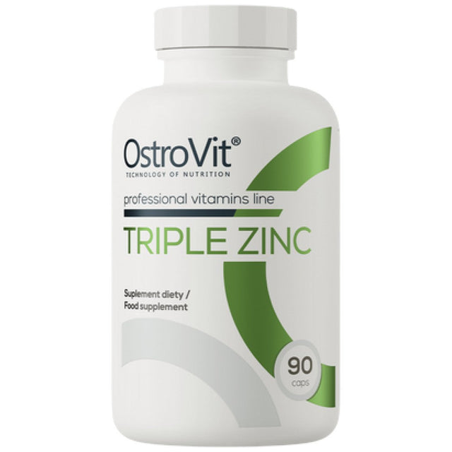 Triple Zinc / Gluconate + Picolinate + Citrate 90 капсули  OstroVit - Nutra Best Bulgaria