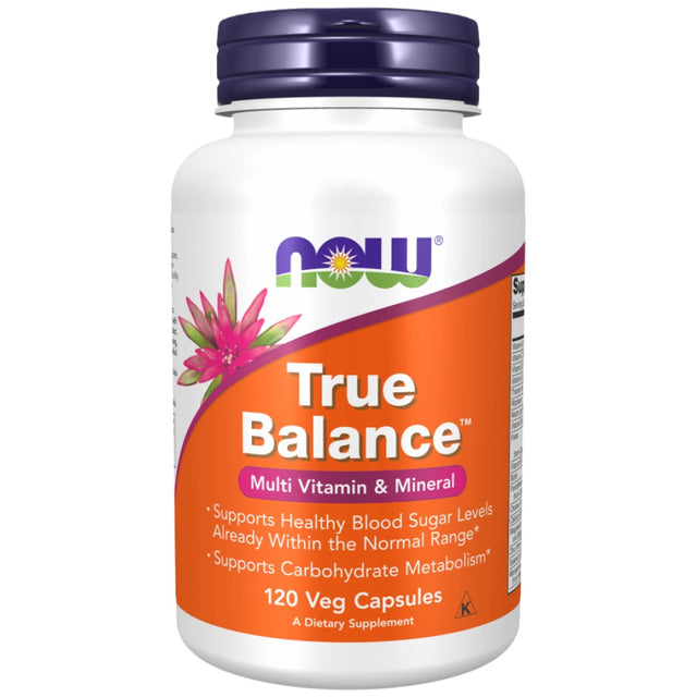 True Balance™ - 120 капсули  NOW Foods - Nutra Best Bulgaria