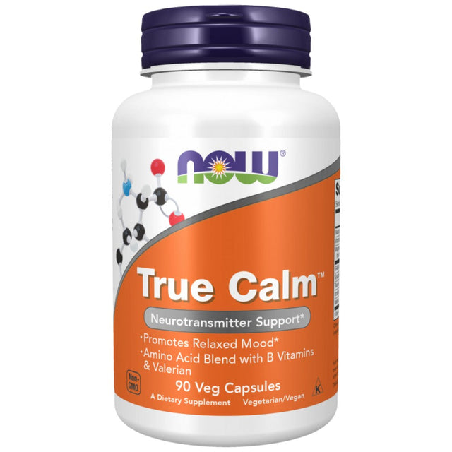 True Calm Amino Relaxer - 90 капсули  NOW Foods - Nutra Best Bulgaria