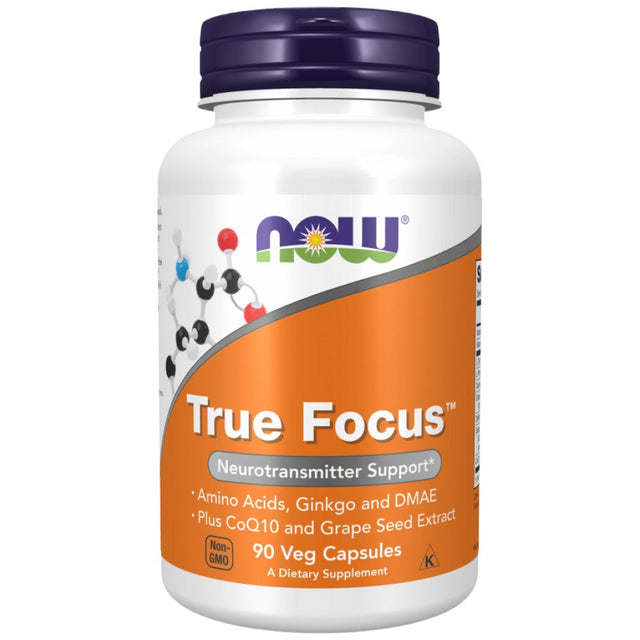 True Focus - 90 капсули  NOW Foods - Nutra Best Bulgaria