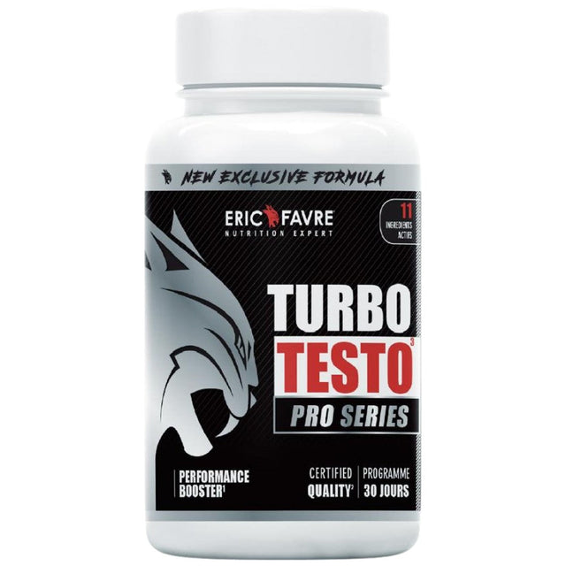 Turbo Testo | Pro Series Performance Booster - 120 Таблетки  Eric Favre - Nutra Best Bulgaria